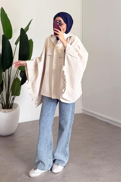 Çıtçıtlı Panço - Bej