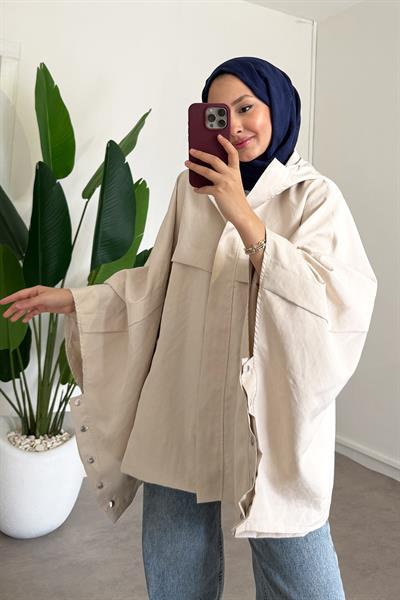 Çıtçıtlı Panço - Bej