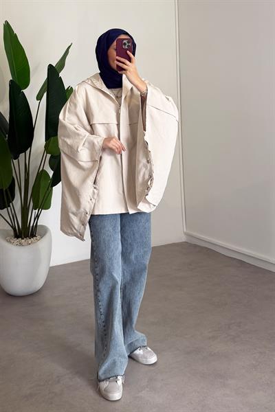 Çıtçıtlı Panço - Bej