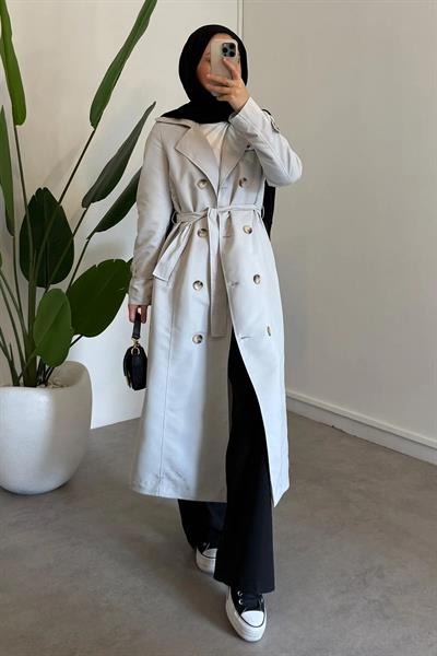 Classıc Trençkot 4-2424 - GRİ