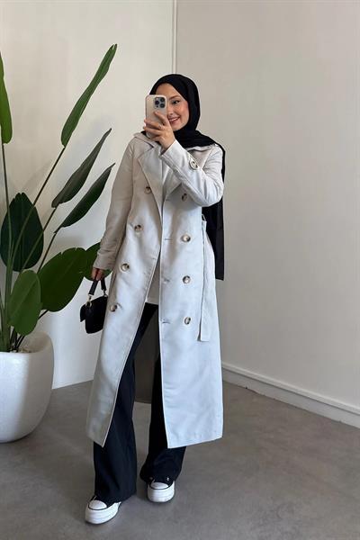 Classıc Trençkot 4-2424 - GRİ