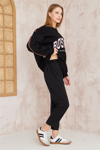 Dar Paça Pantolon - Siyah