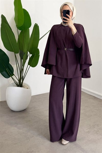 Eloise Pelerin Takım - Bordo