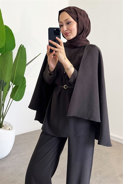 Eloise Pelerin Takım - Kahverengi