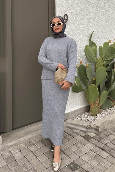 ETEKLİ TRİKO TAKIM 31-1510 - GRI