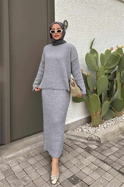 ETEKLİ TRİKO TAKIM 31-1510 - GRI