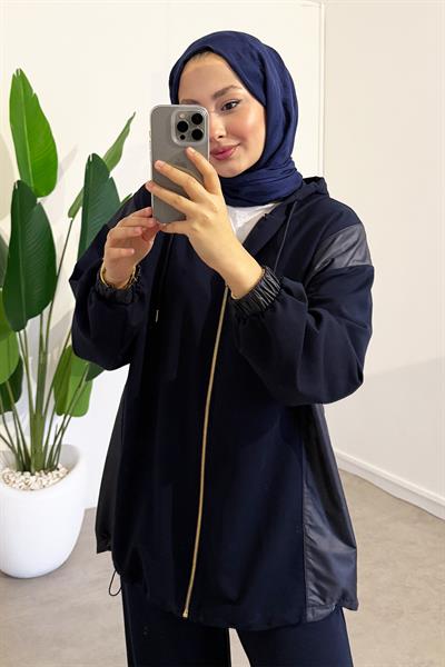 Garni Detaylı Takım - Lacivert