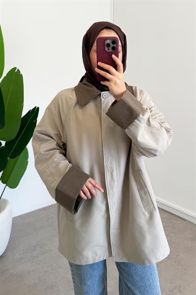 Garnili Ceket - Taş