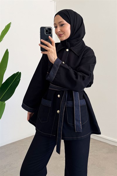 Garnili Gabardin Takım - Lacivert