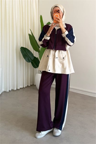 Garnili Oysh Takım - Mürdüm
