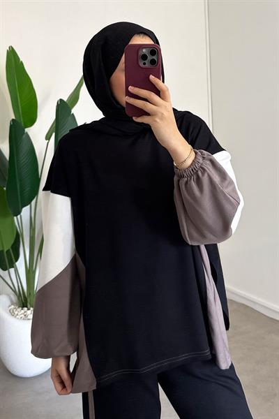 Garnili Oyşo Takım - Siyah