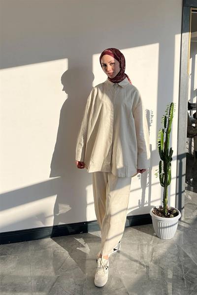 GİZLİ PATLI TAKIM 9-51819 - BEJ