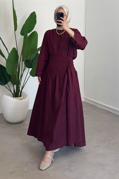 Keten Etekli Takım - Bordo