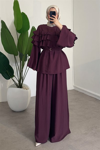 Keten Vual Takım - Bordo