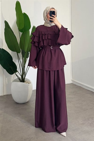 Keten Vual Takım - Bordo