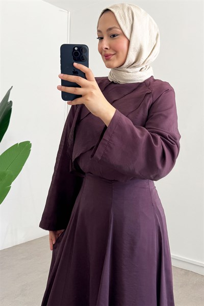 Kıkı Etek Takım - Bordo