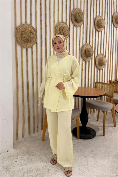 KİMONO TAKIM 9-51880 - SARI