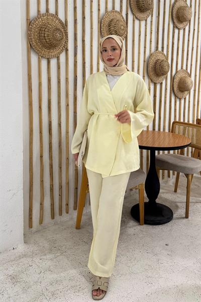 KİMONO TAKIM 9-51880 - SARI