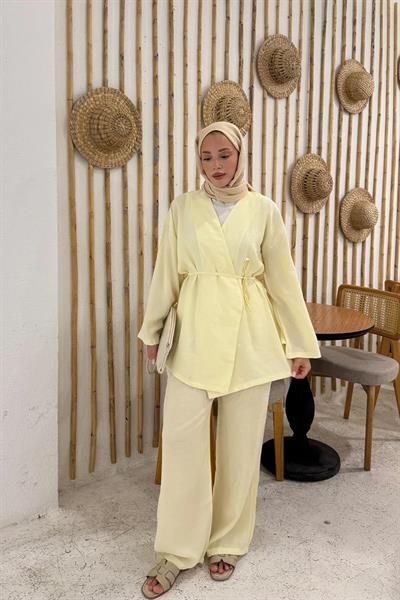 KİMONO TAKIM 9-51880 - SARI