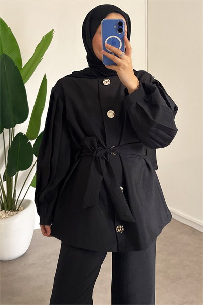 Kolu Piliseli Takım - Siyah