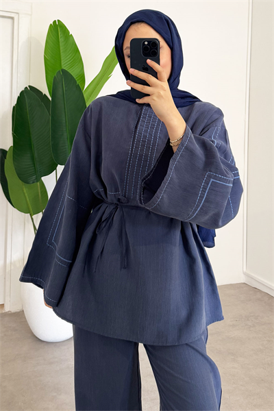 Nakışlı Takım - Lacivert