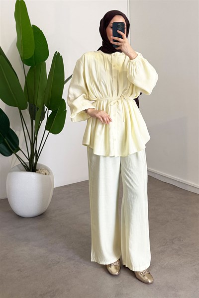 Nervürlü Takım - Sarı