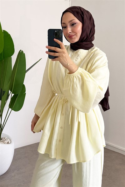 Nervürlü Takım - Sarı