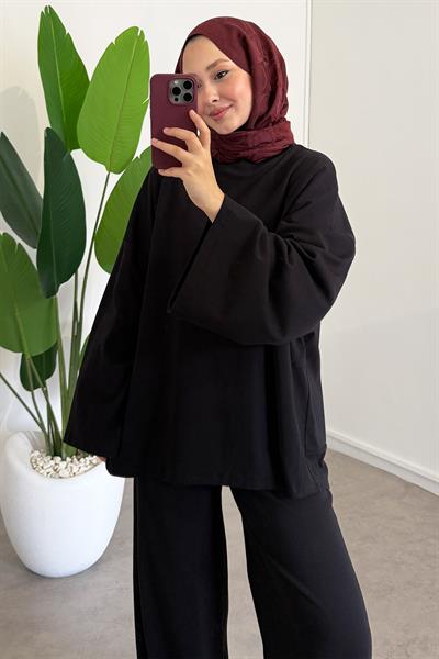 Oversize Basıc Takım - Siyah