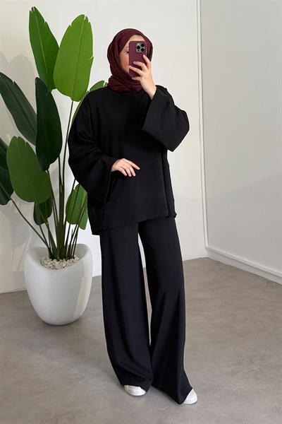 Oversize Basıc Takım - Siyah
