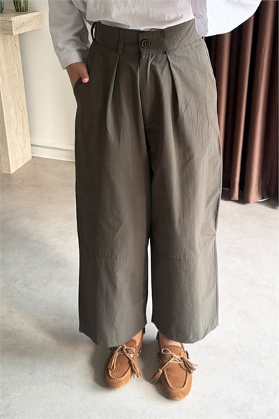 Oversize Pantolon - Haki