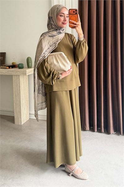 Oysh Etekli Takım - Olive