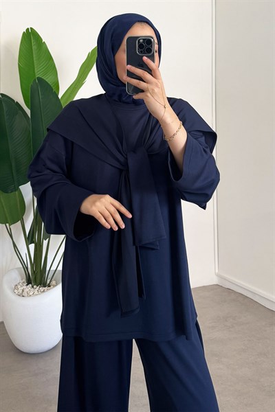 Oyşo Bağlamalı Takım - Lacivert