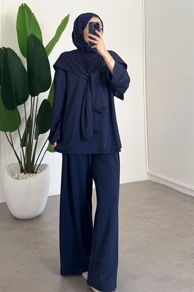 Oyşo Bağlamalı Takım - Lacivert