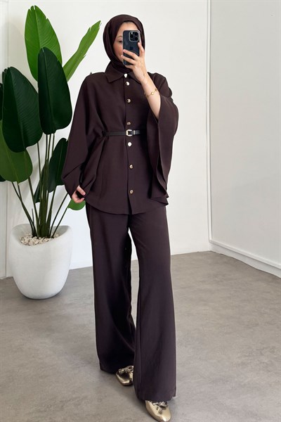 Panço Takım - Kahverengi