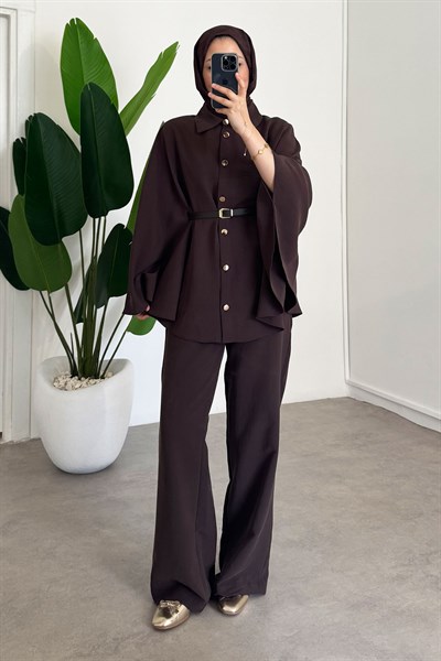 Panço Takım - Kahverengi