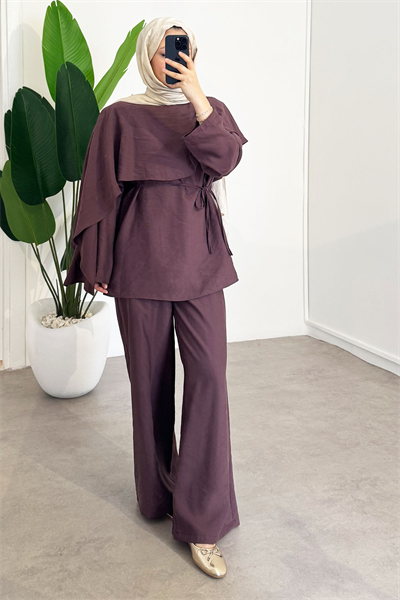 Panço Tunik Takım - Bordo