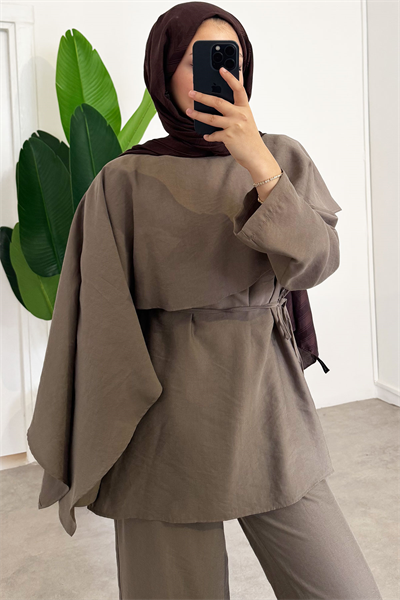 Panço Tunik Takım - Vizon