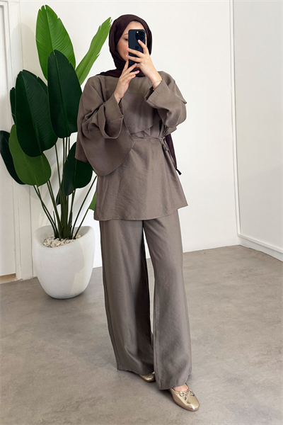 Panço Tunik Takım - Vizon