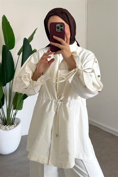 Patlı Modal Takım - Bej