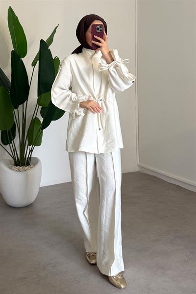 Patlı Modal Takım - Bej