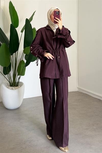 Patlı Modal Takım - Bordo