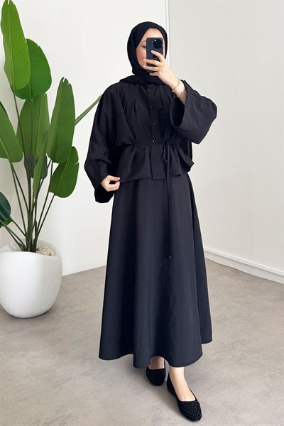 Pileli Cupra Takım  - Siyah 