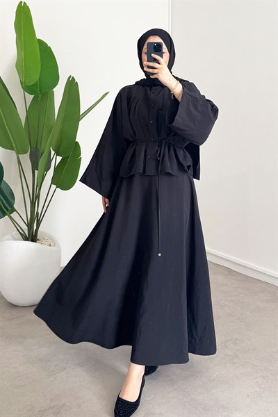 Pileli Cupra Takım  - Siyah 