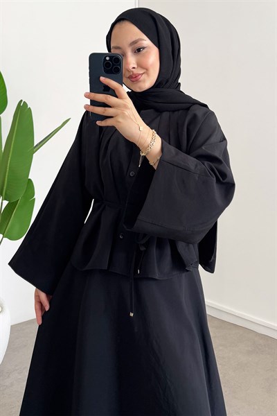 Pileli Cupra Takım  - Siyah 