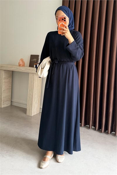 Reglan Kol  Oysh Elbise - Lacivert