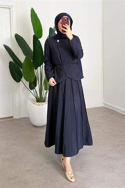 Tek Düğmeli Ceket Takım - Lacivert