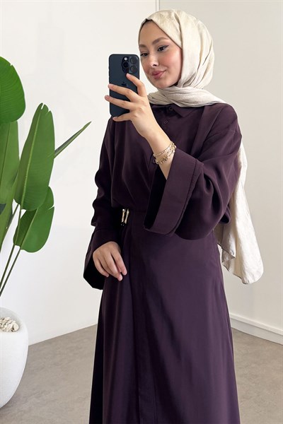 Tokalı Etekli Takım - Bordo