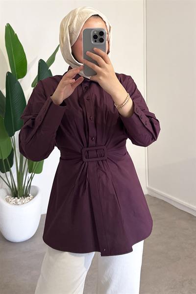 Tokalı Tunik - Bordo
