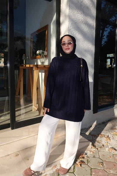 Trıko Tunik 4-6824 - LACİVERT