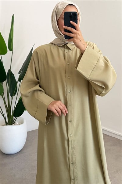 Uzun Modal Takım - Olive